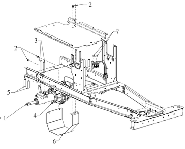 Drive Diagram and Parts List for CC30E (33BA27JDB10)(2023) Cub Cadet Lawn Tractor Accessories